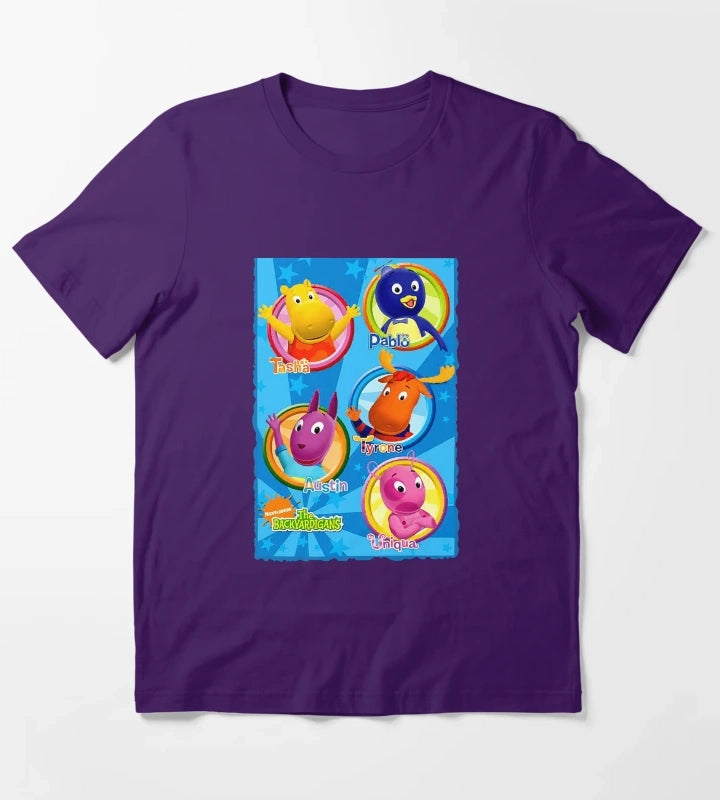Attraction Amazing Adventures Interesting Backyardigans 16 Gifts Music Fans T-Shirt Purple