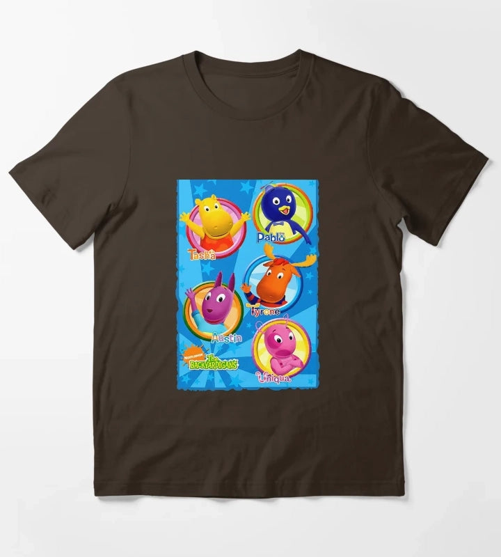 Attraction Amazing Adventures Interesting Backyardigans 16 Gifts Music Fans T-Shirt Brown
