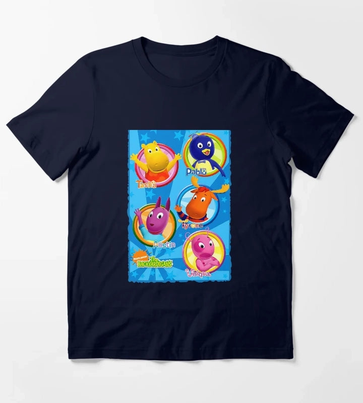 Attraction Amazing Adventures Interesting Backyardigans 16 Gifts Music Fans T-Shirt Navy