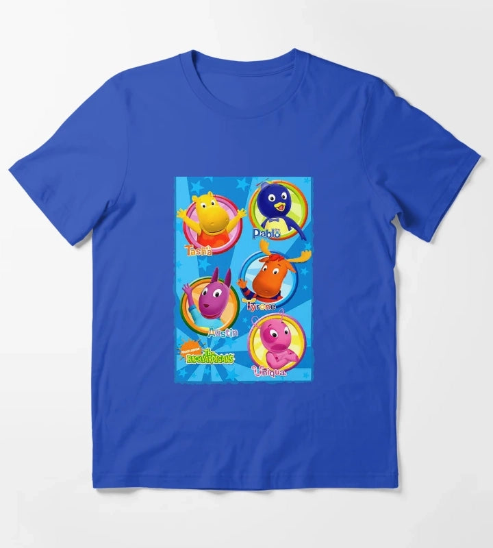 Attraction Amazing Adventures Interesting Backyardigans 16 Gifts Music Fans T-Shirt Blue