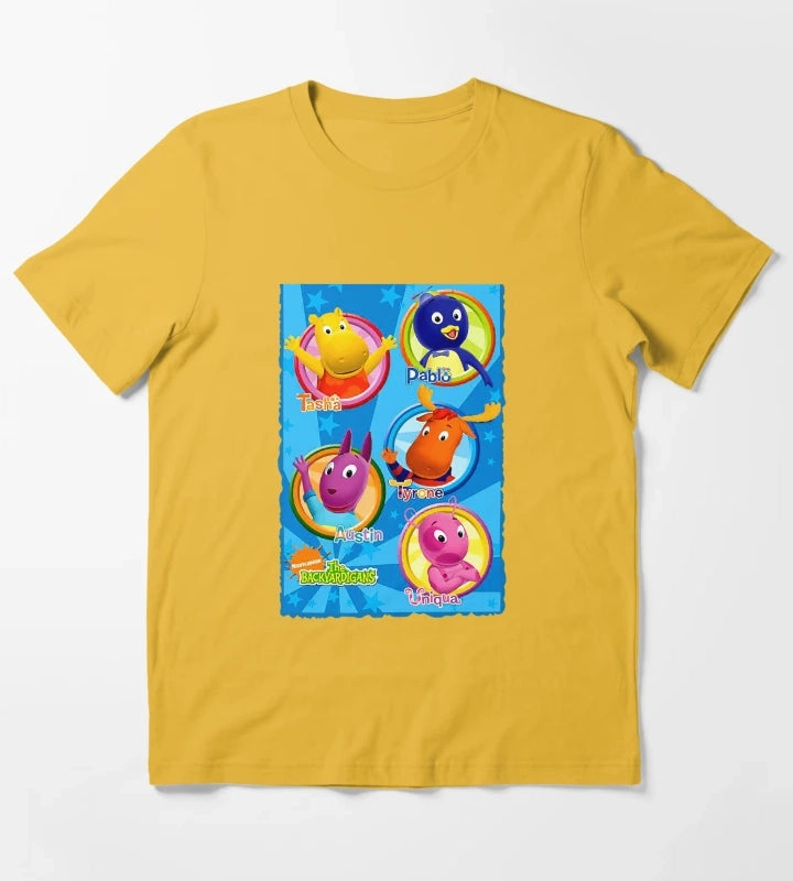 Attraction Amazing Adventures Interesting Backyardigans 16 Gifts Music Fans T-Shirt Yellow