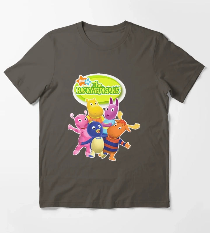 Attraction Amazing Adventures Interesting Backyardigans CartoonMusic Fans T-Shirt Dark Grey