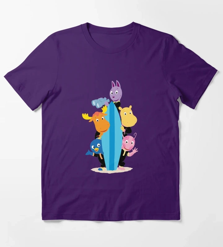 Attraction Amazing Adventures Interesting The Backyardigans Cool T-Shirt Purple