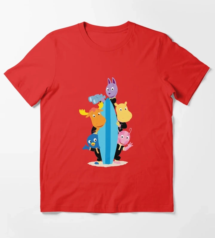 Attraction Amazing Adventures Interesting The Backyardigans Cool T-Shirt Red