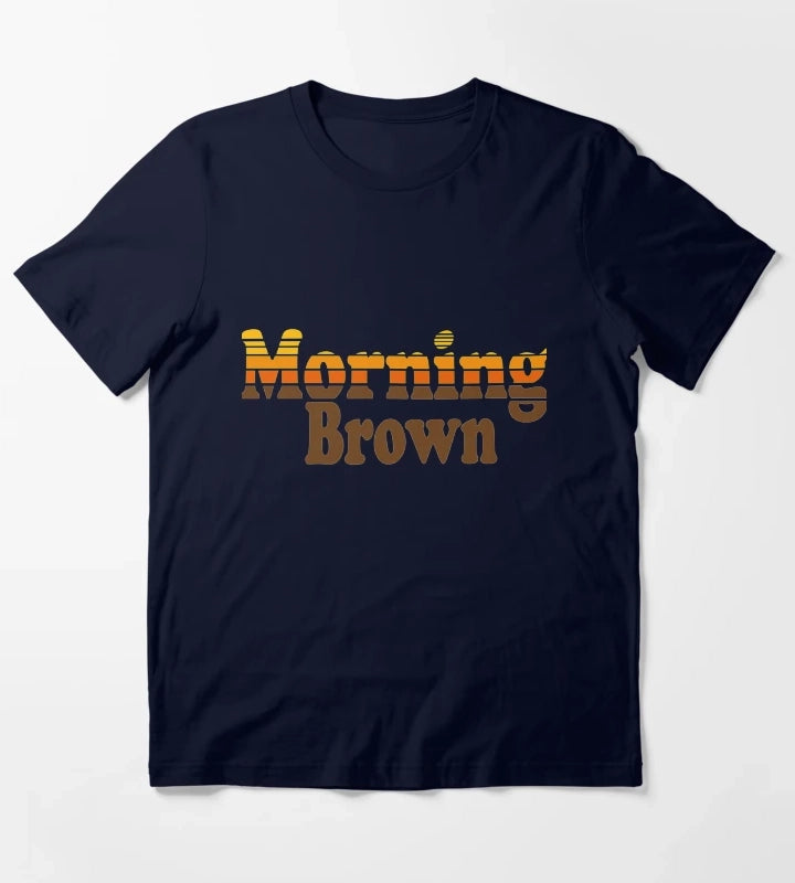 Aunty Donna funny morning brown T-Shirt Navy