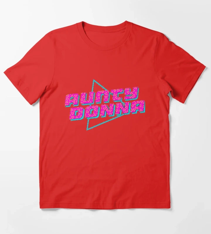 Aunty Donna logo T-Shirt Red