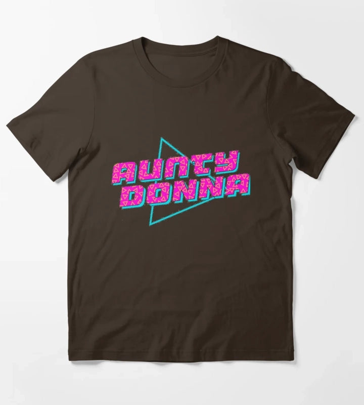 Aunty Donna logo T-Shirt Brown