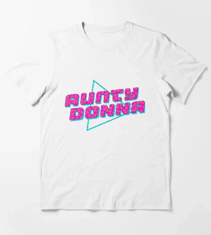 Aunty Donna logo T-Shirt White