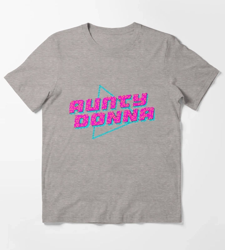 Aunty Donna logo T-Shirt Heather Grey