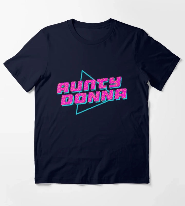 Aunty Donna logo T-Shirt Navy