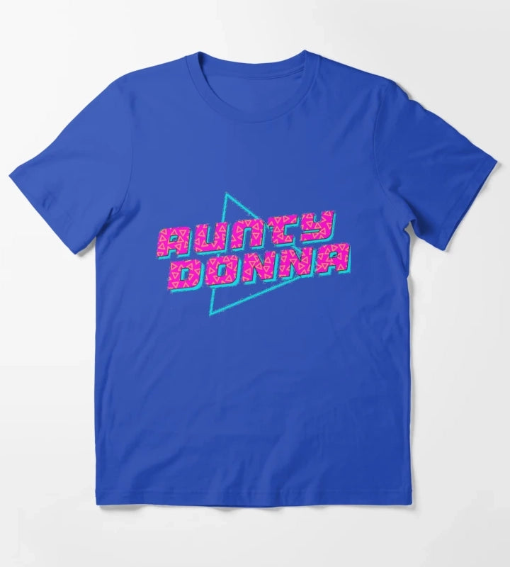 Aunty Donna logo T-Shirt Blue