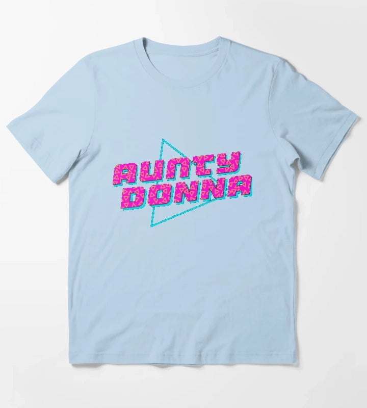 Aunty Donna logo T-Shirt Sky Blue