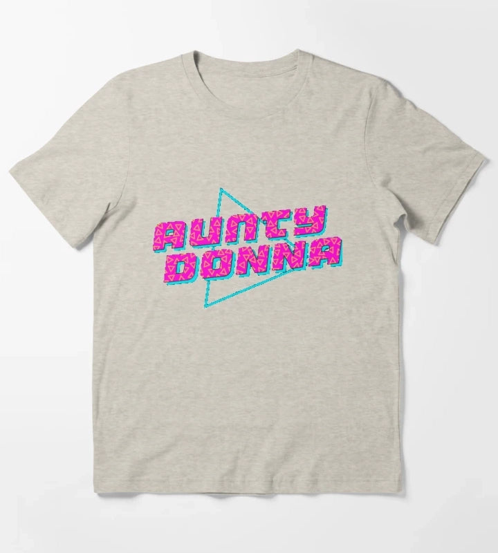 Aunty Donna logo T-Shirt Cream