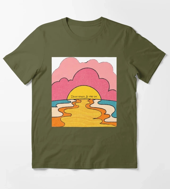 Aurora Daisy Jones T-Shirt Olive Green
