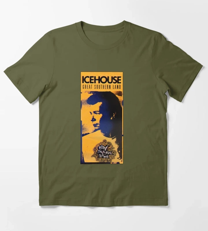 Ausrock Great Southern Lands T-Shirt Olive Green