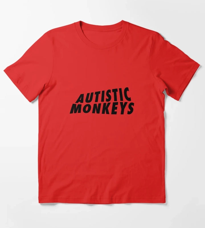 Autistic Monkeys T-Shirt Red