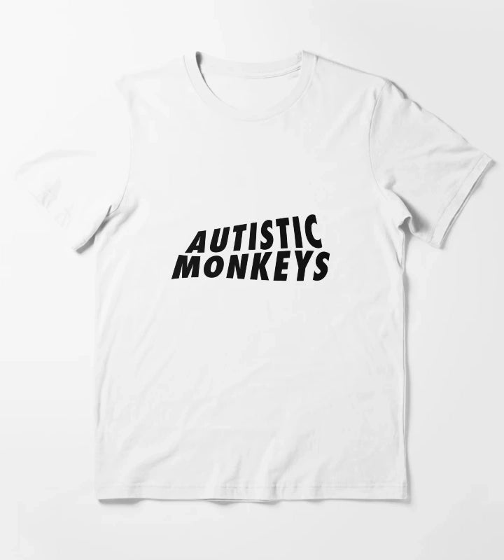 Autistic Monkeys T-Shirt White