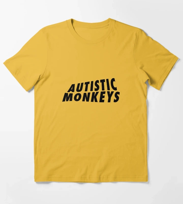 Autistic Monkeys T-Shirt Yellow