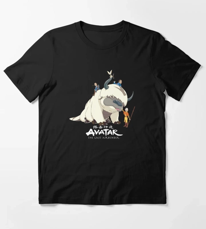 Avatar The Last Airbender Appa Group Shot Logo T-Shirt