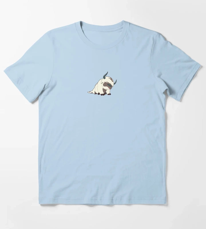Avatar The Last Airbender Appa Simple T-Shirt Sky Blue