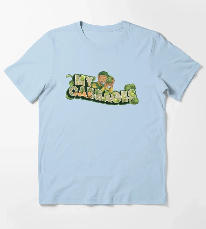 Avatar The Last Airbender Cabbage Merchant My Cabbages T-Shirt Sky Blue
