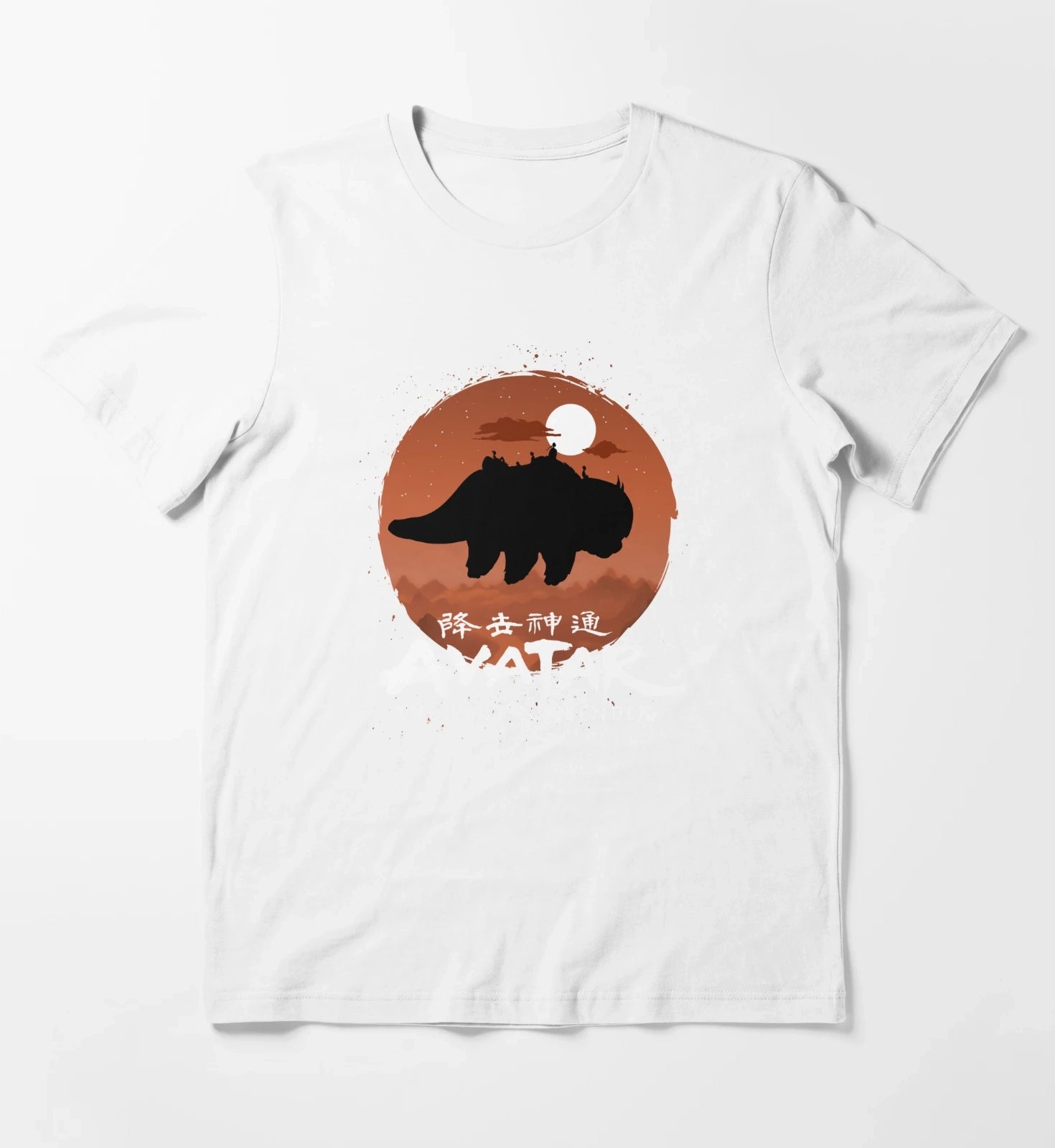 Avatar The Last Airbender Halloween Team Avatar Poster T-Shirt White