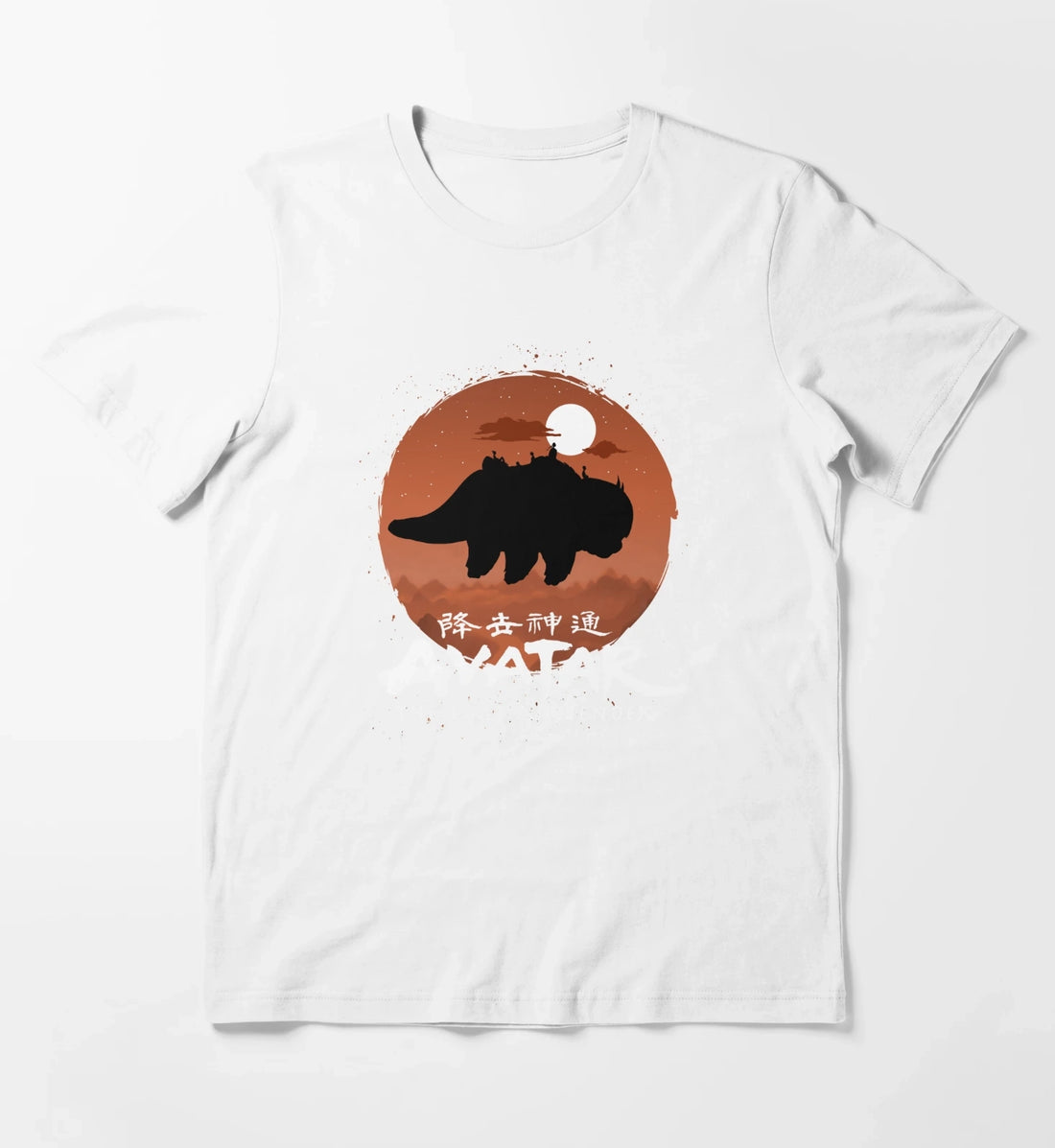 Avatar The Last Airbender Halloween Team Avatar Poster T-Shirt White