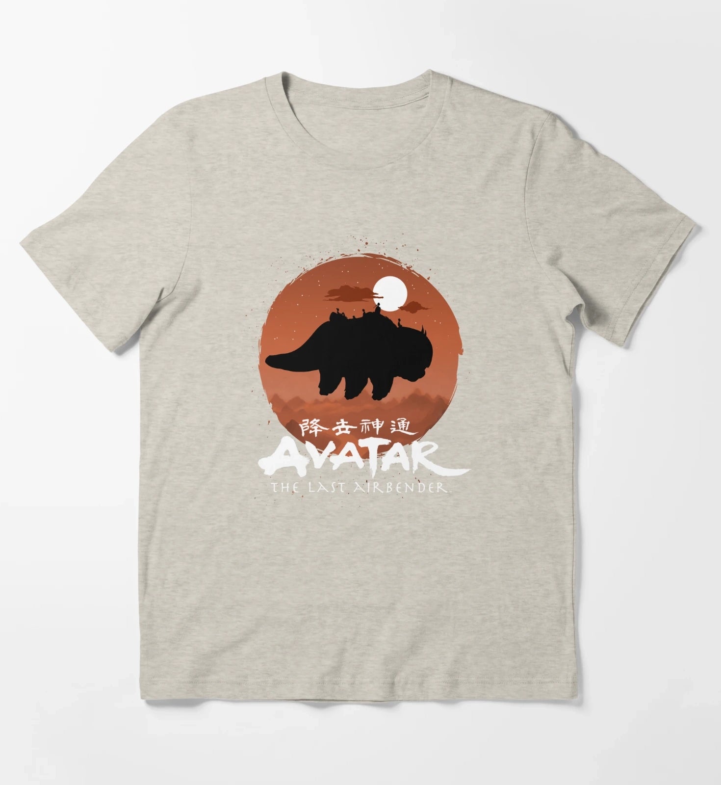 Avatar The Last Airbender Halloween Team Avatar Poster T-Shirt Cream
