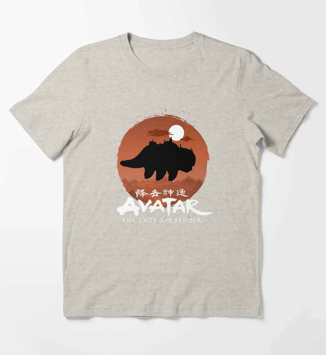 Avatar The Last Airbender Halloween Team Avatar Poster T-Shirt Cream