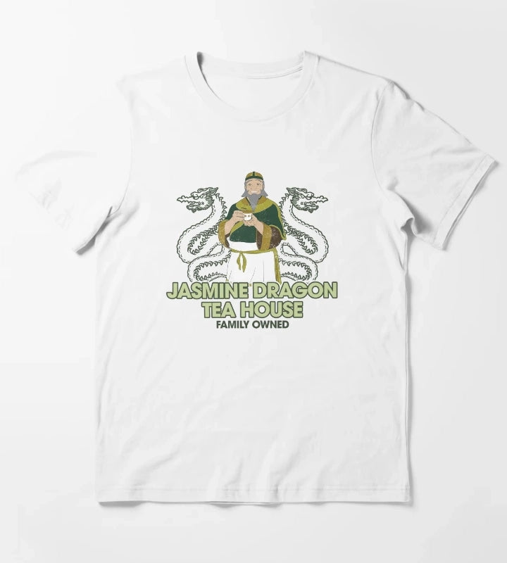 Avatar The Last Airbender Iroh Tea House T-Shirt White