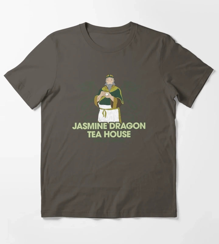 Avatar The Last Airbender Iroh Tea House T-Shirt Dark Grey
