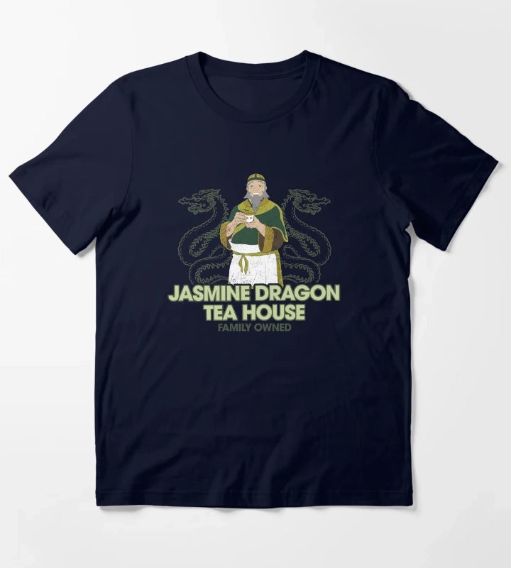 Avatar The Last Airbender Iroh Tea House T-Shirt Navy