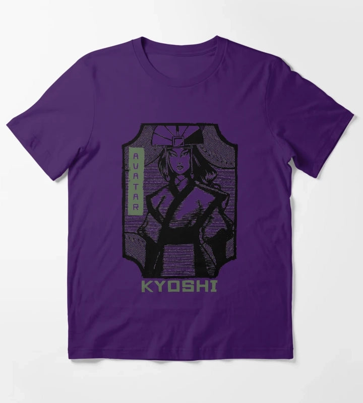 Avatar The Last Airbender Kyoshi Earth Kingdom Avatar T-Shirt Purple