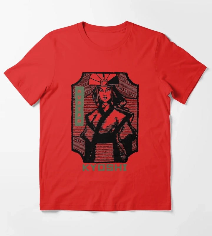 Avatar The Last Airbender Kyoshi Earth Kingdom Avatar T-Shirt Red