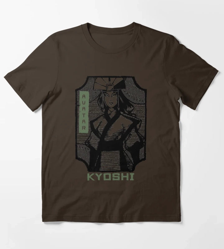Avatar The Last Airbender Kyoshi Earth Kingdom Avatar T-Shirt Brown