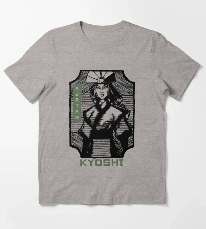 Avatar The Last Airbender Kyoshi Earth Kingdom Avatar T-Shirt Heather Grey