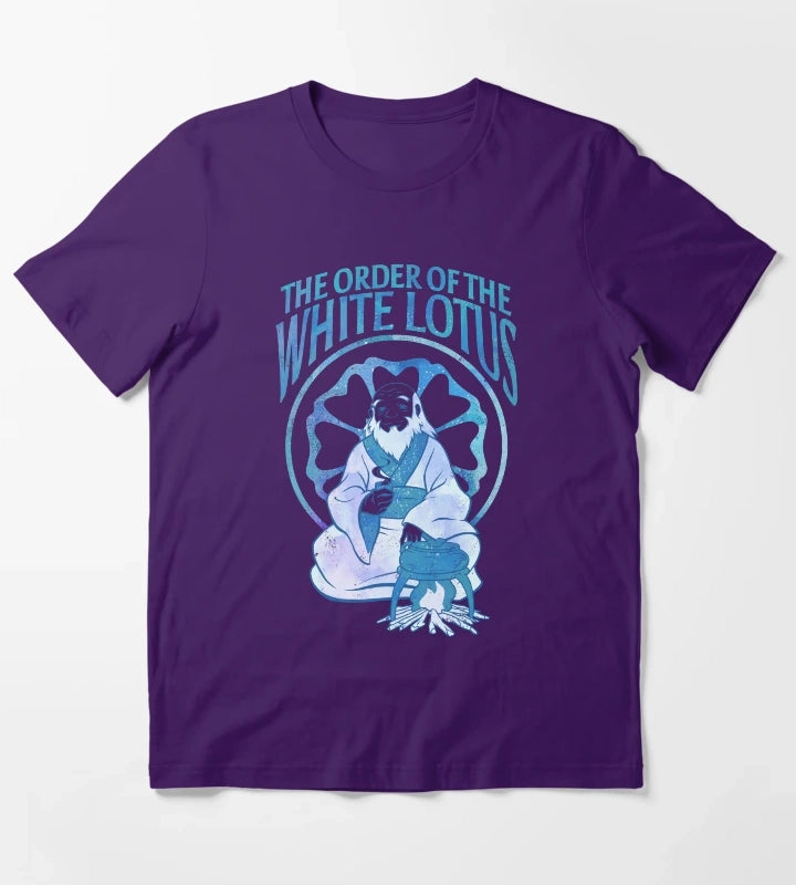 Avatar The Last Airbender Order Of The White Lotus Iroh T-Shirt Purple