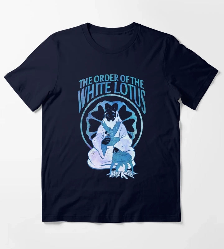 Avatar The Last Airbender Order Of The White Lotus Iroh T-Shirt Navy