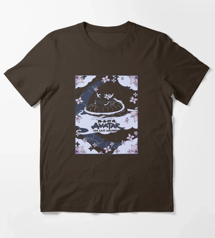 Avatar The Last Airbender Roku Dragon Card T-Shirt Brown