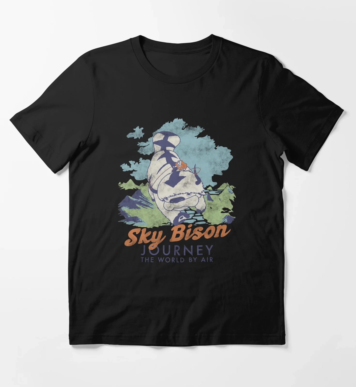 Avatar The Last Airbender Sky Bison Journey The World T-Shirt
