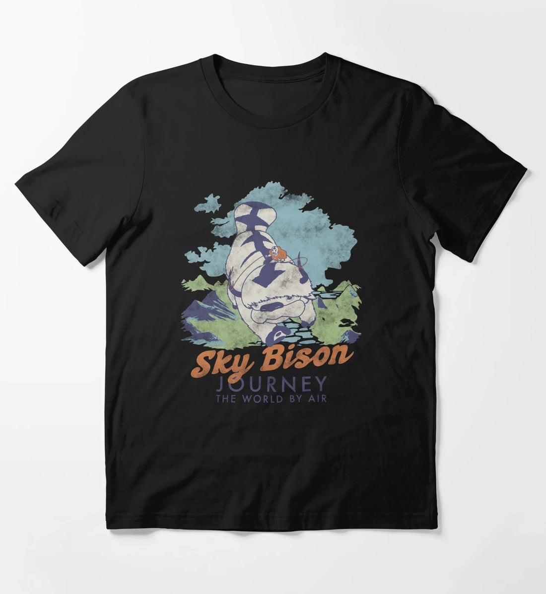 Avatar The Last Airbender Sky Bison Journey The World T-Shirt