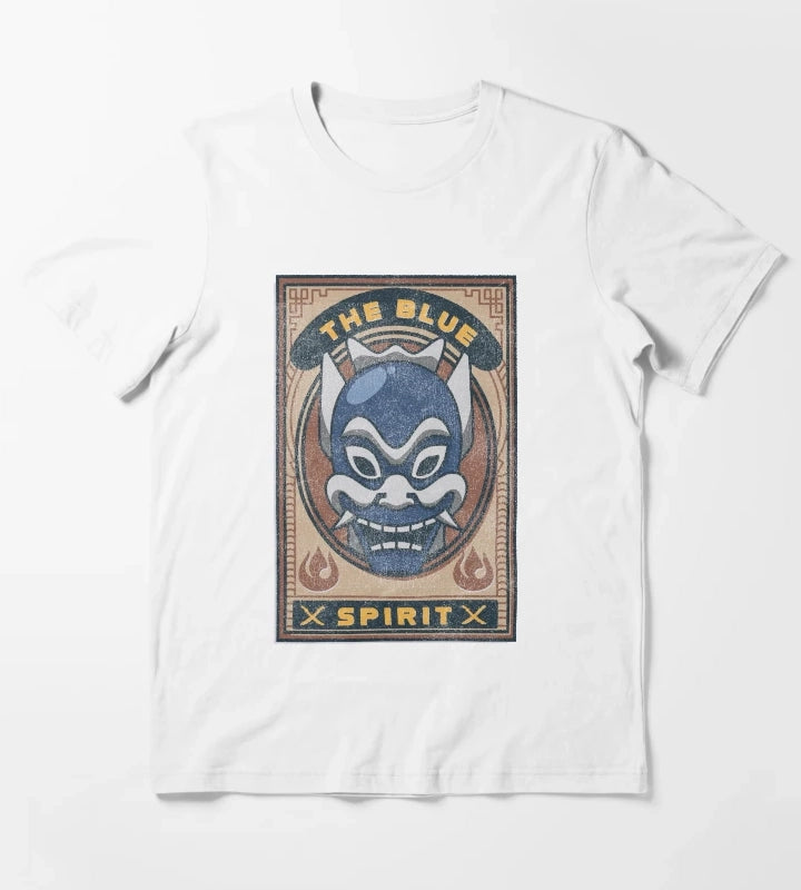 Avatar The Last Airbender The Blue Spirit Card T-Shirt White