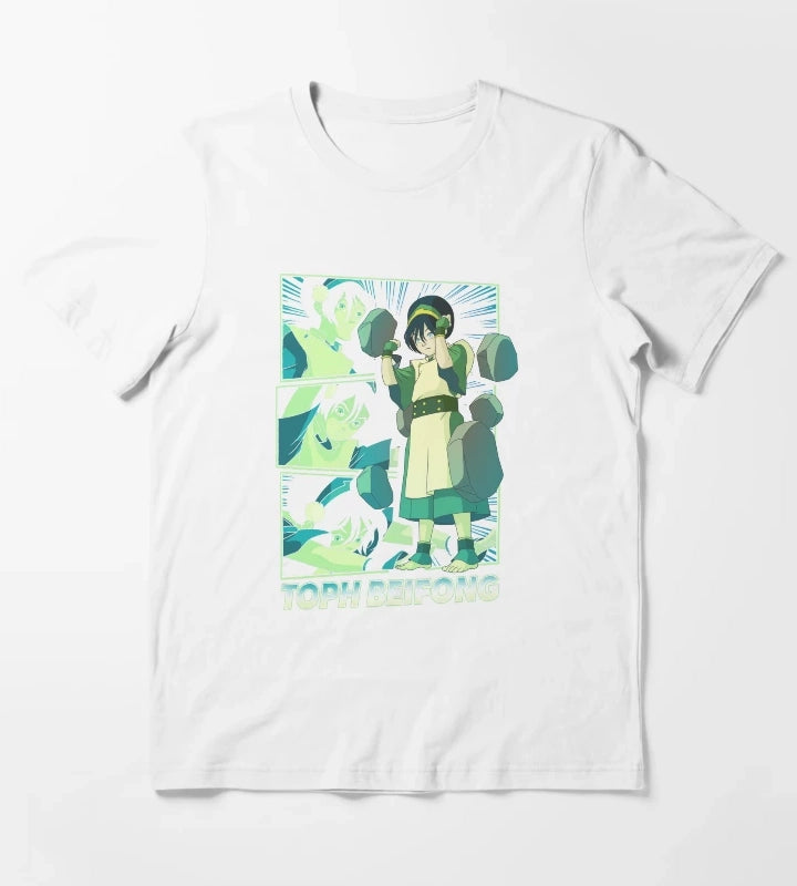 Avatar The Last Airbender Toph Beifong Earthbending Master T-Shirt White