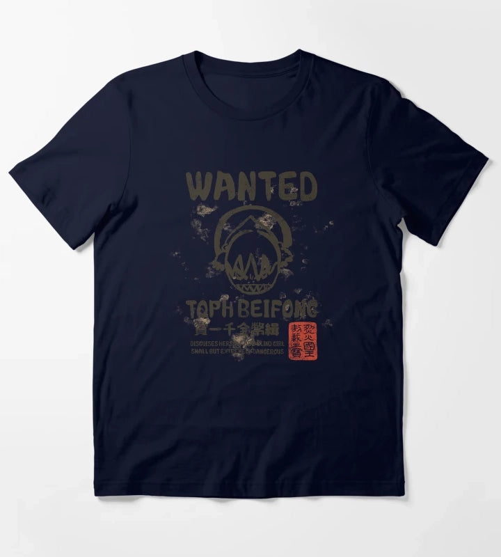 Avatar The Last Airbender Toph Beifong Wanted Poster T-Shirt Navy