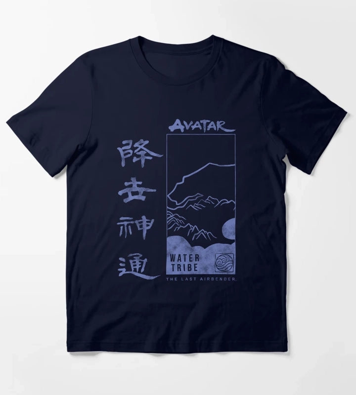 Avatar The Last Airbender Water Tribe Poster T-Shirt Navy