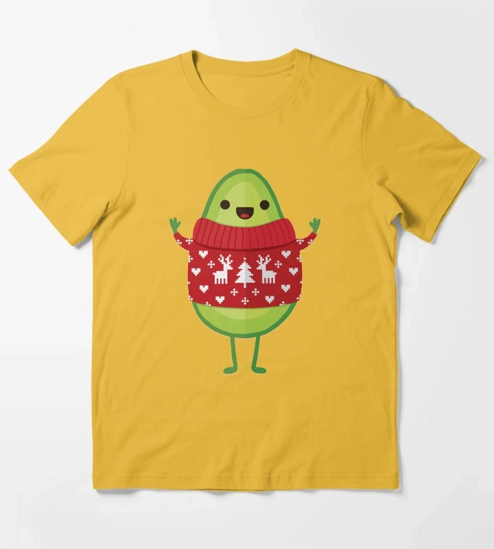 Avo Merry Christmas T-Shirt Yellow