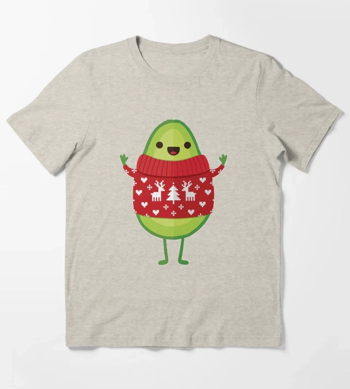 Avo Merry Christmas T-Shirt Cream