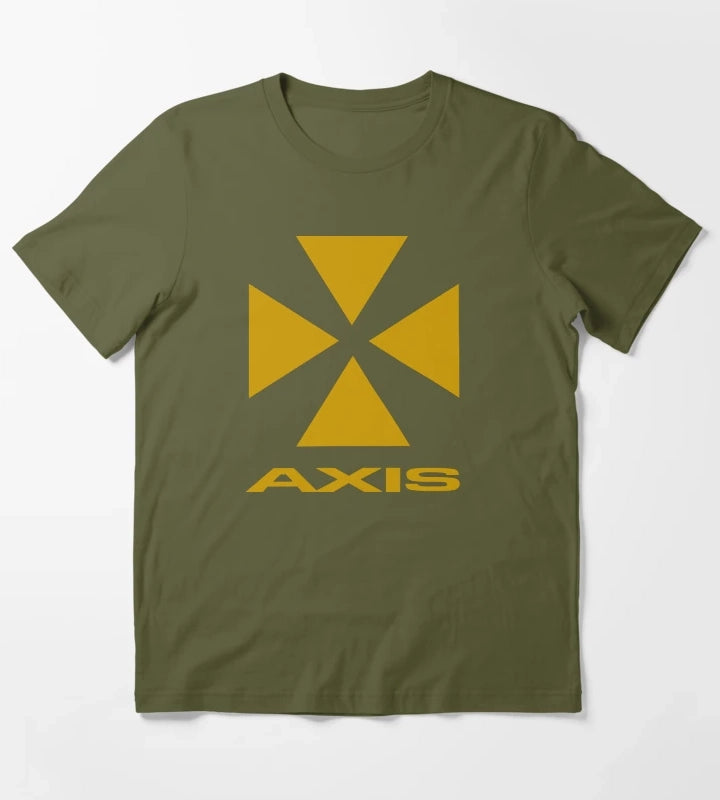 Axis Records T-Shirt Olive Green