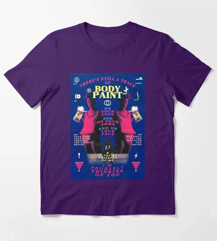 BODY PAINT Arctic Monkeys The Car T-Shirt Purple