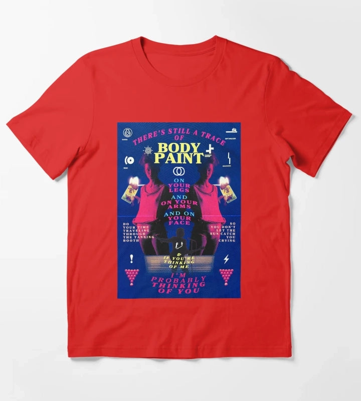 BODY PAINT Arctic Monkeys The Car T-Shirt Red